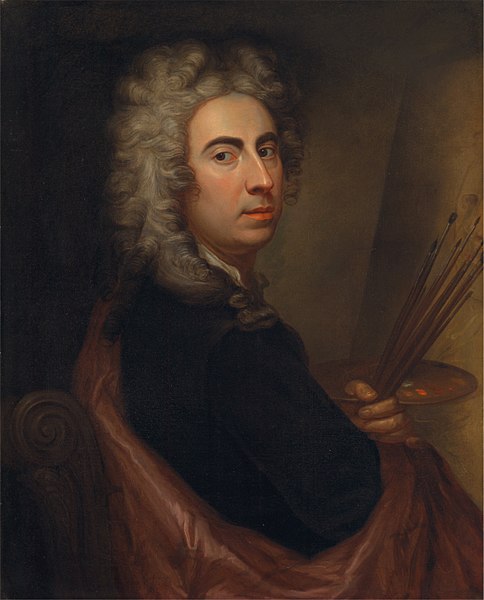 Self-Portrait ca. 1700 by Marcellus Laroon the Elder (1653-1702)   Yale Center for British Art New Haven  B1981.25.407